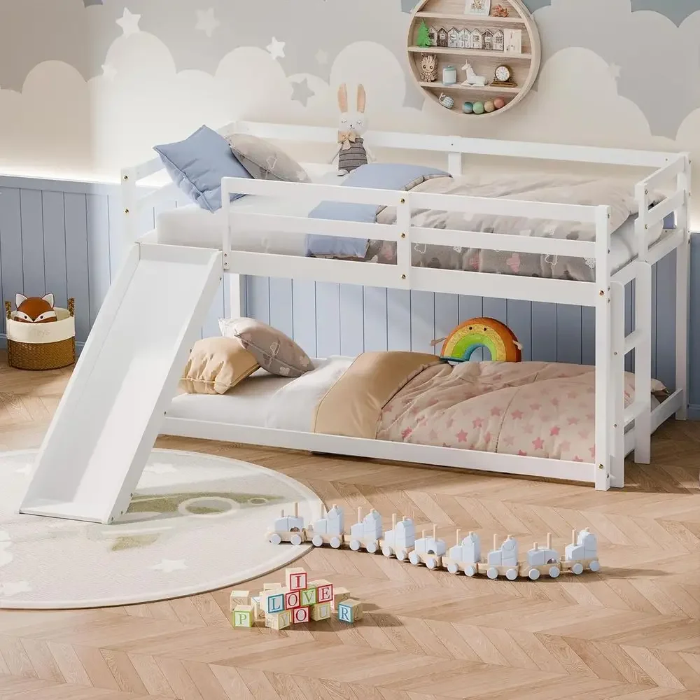 Bed Rail Toddler - Twin Size Kids Bunk Bed with