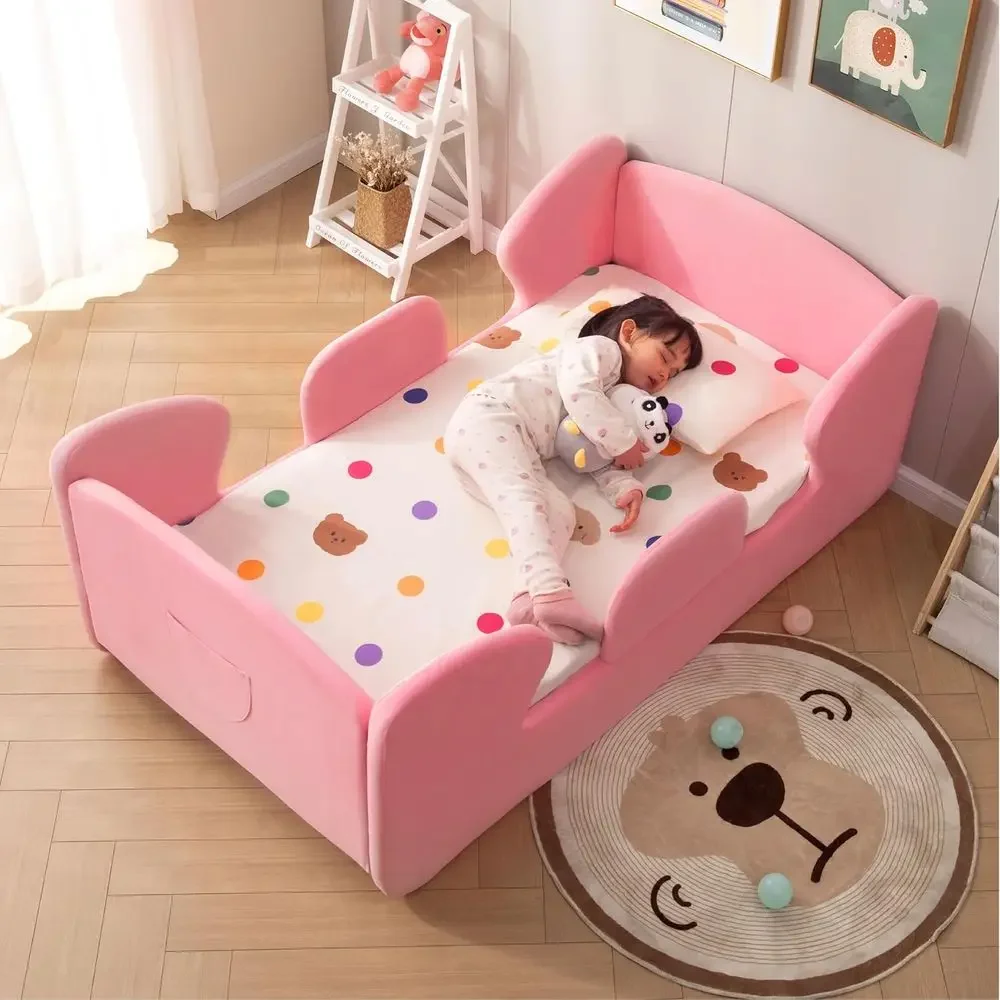 Bed Rail Toddler - Portable Toddler Bed with Removable Safety