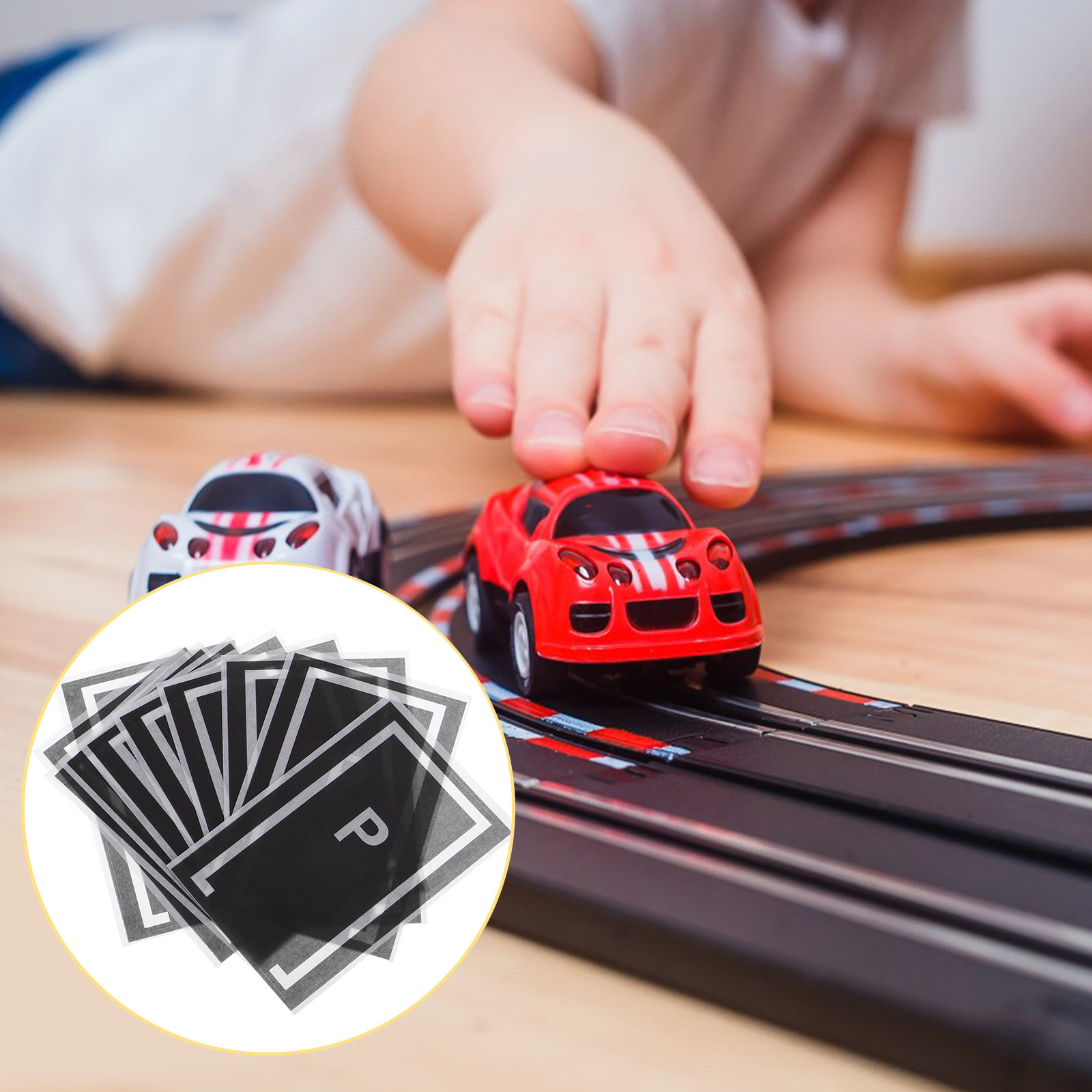 Wall Decal Nursery - 10Pcs Car Parking Space Stickers Room