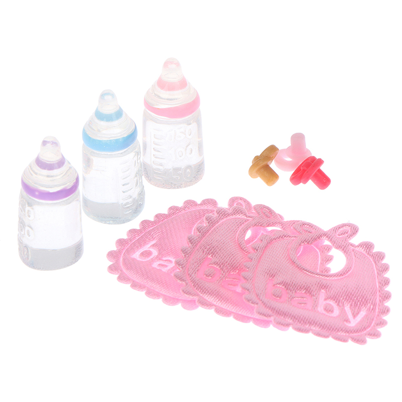 Baby Nursery Sets - 3PCS 1:12 Dolls House Miniature Baby