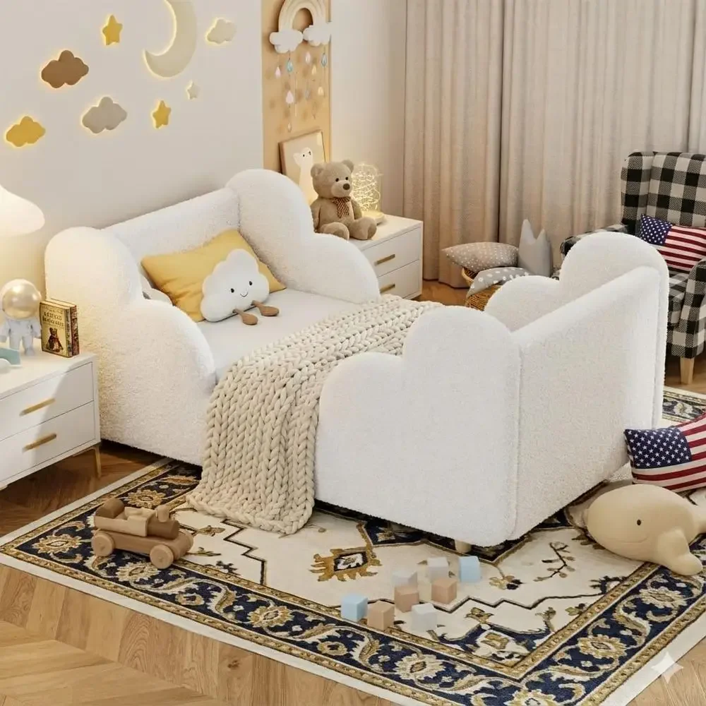 Bed Rail Toddler - Toddler Bed with Rails, Unisex Design,