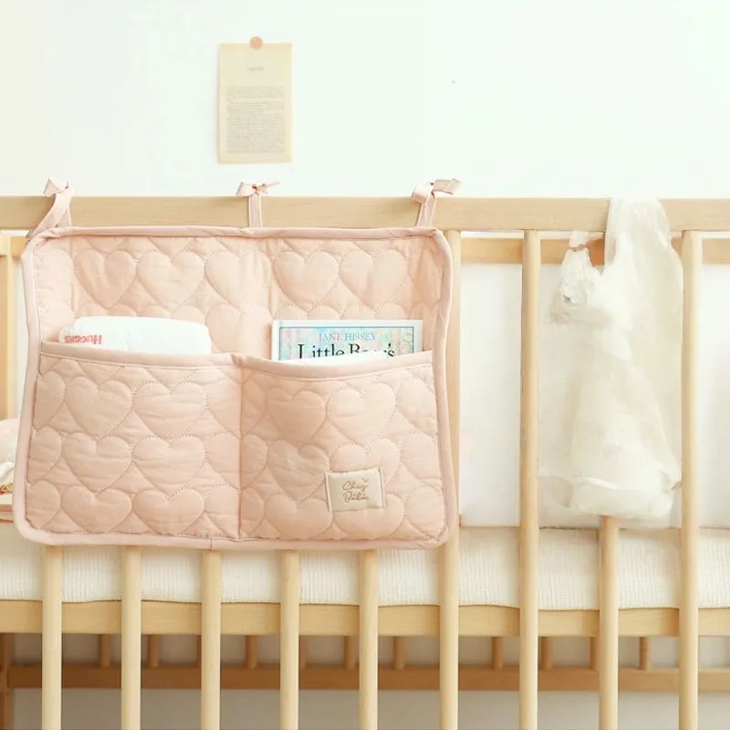 Baby Nursery Cart - Baby Crib Hanging Storage Bag Portable