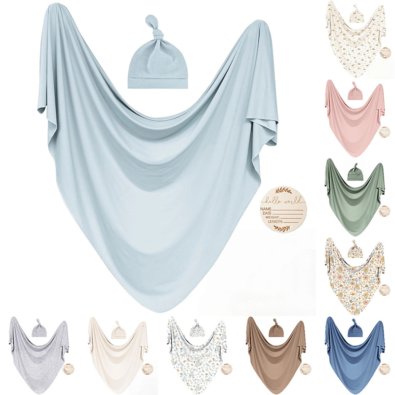 Baby Nursery Sets - Baby Swaddle Receiving Blankets with Matching