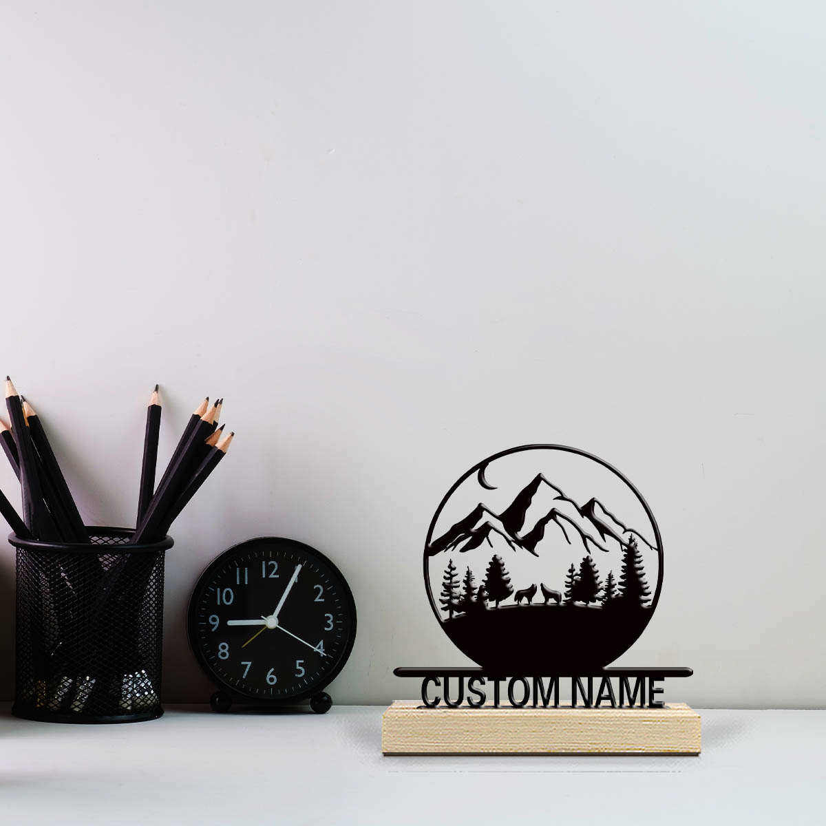 Baby Nursery Mountain Theme - 1pc Fun Personalized Custom mountain forest