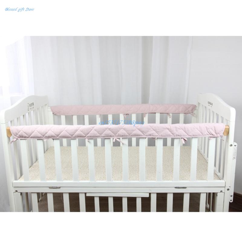 Bed Rail Toddler - 2Pcs Cotton Crib Wrap Safe Teething