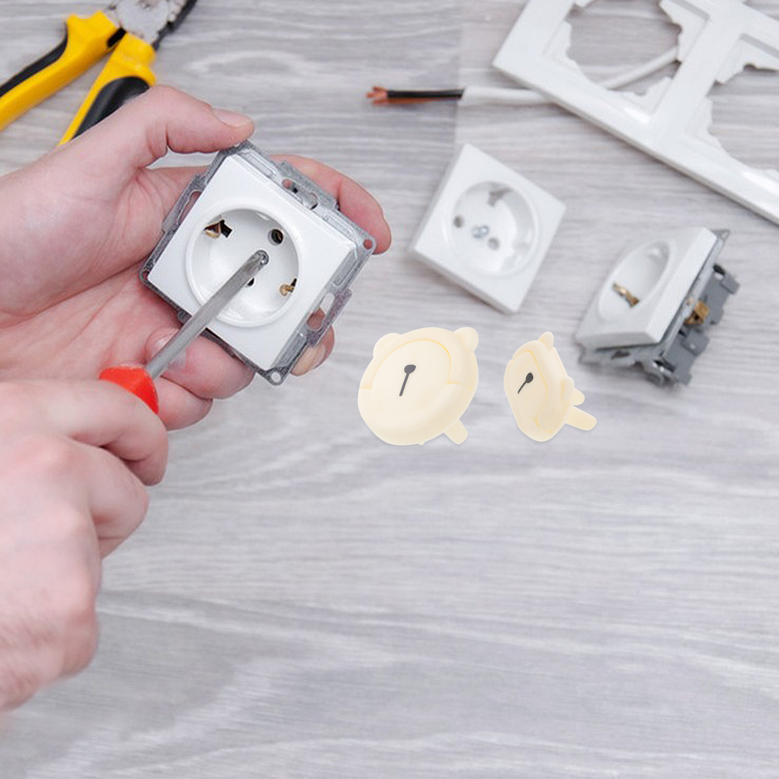 10Pcs Safety Outlet Covers Bab - Outlet Cover Childproof recension och pris