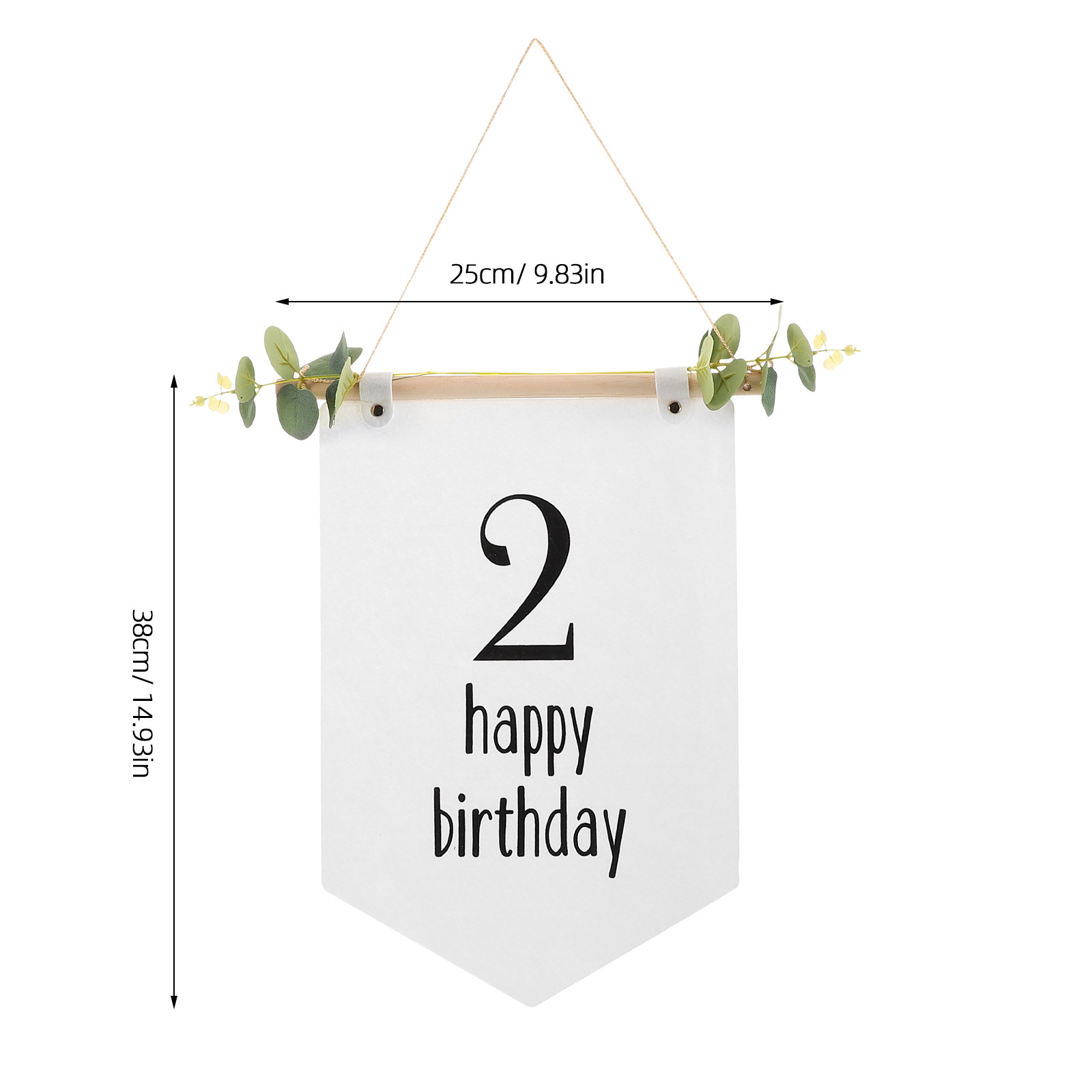 Felt Birthday Banner Baby Show - Baby Nursery Mountain Theme recension och pris