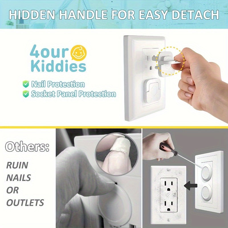 12/50pcs Outlet Covers Baby Pr - Outlet Cover Childproof recension och pris