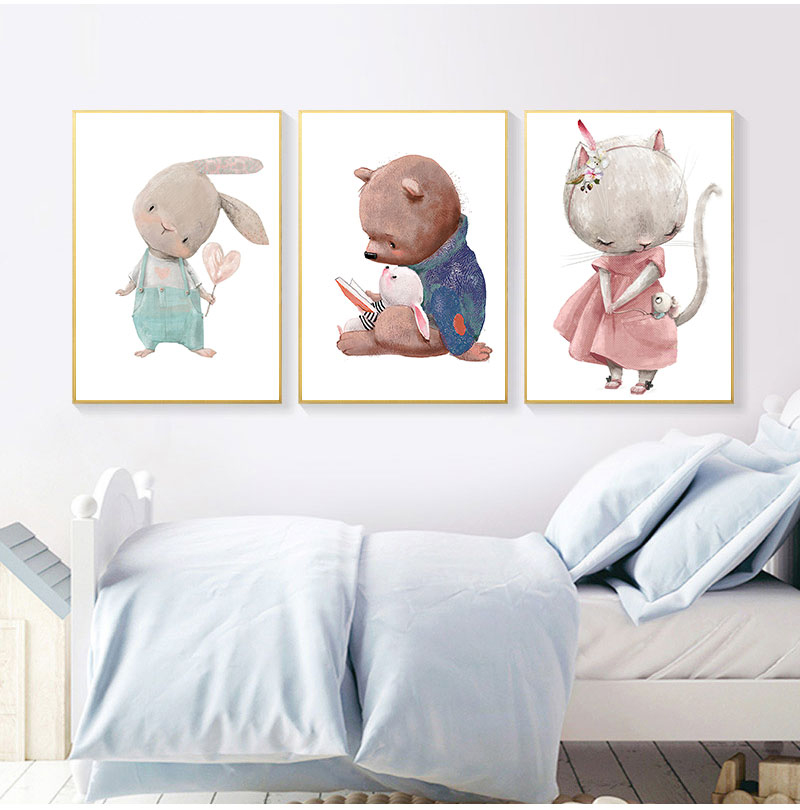 1PC frameless decorative art p - Baby Nursery Posters recension och pris