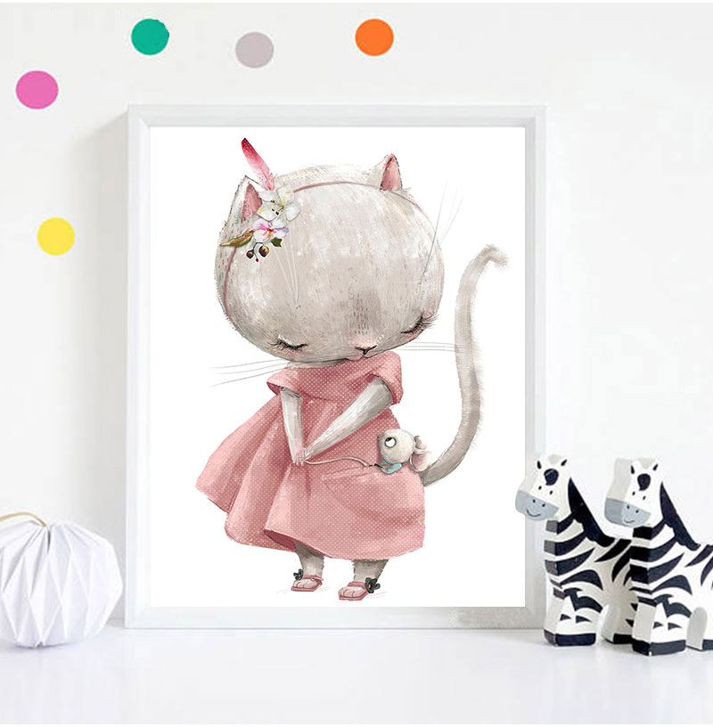 1PC frameless decorative art p - Baby Nursery Posters recension och pris