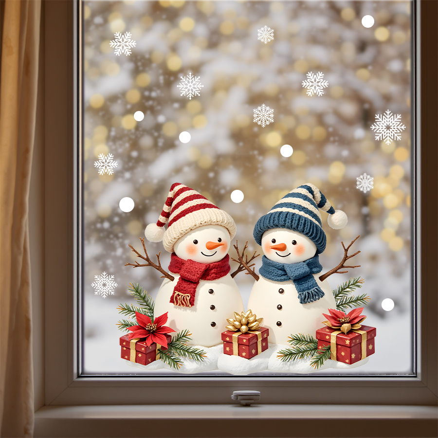 ​Christmas Window Stickers Sno - Wall Decal Nursery recension och pris