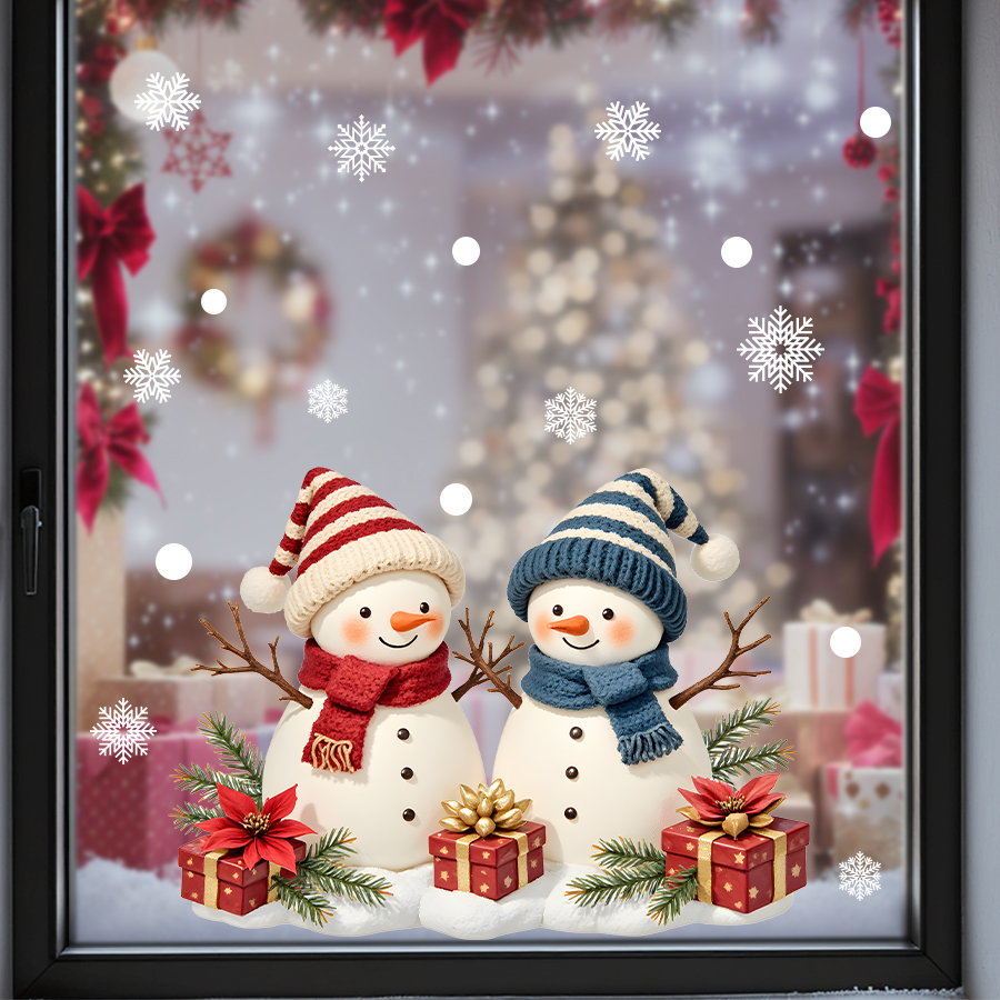 ​Christmas Window Stickers Sno - Wall Decal Nursery recension och pris