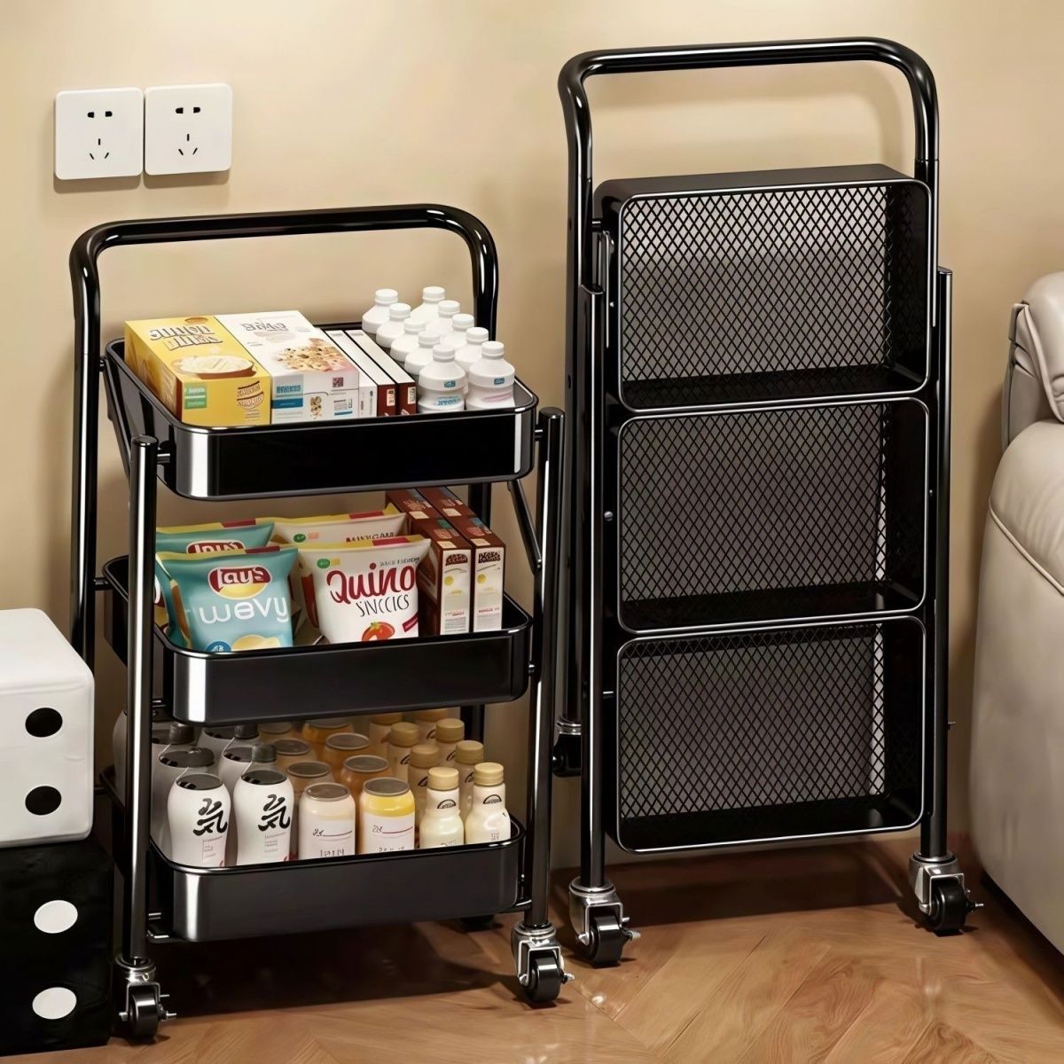Multi-Scene Rolling Storage Ca - Baby Nursery Cart recension och pris