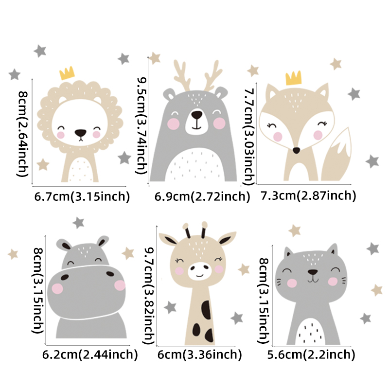 6pcs/set Boho Color Cute Smile - Baby Nursery Sets recension och pris