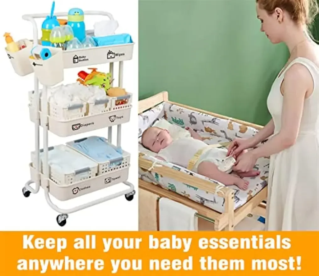 #For Baby Diaper Caddy Organiz - Baby Nursery Cart recension och pris