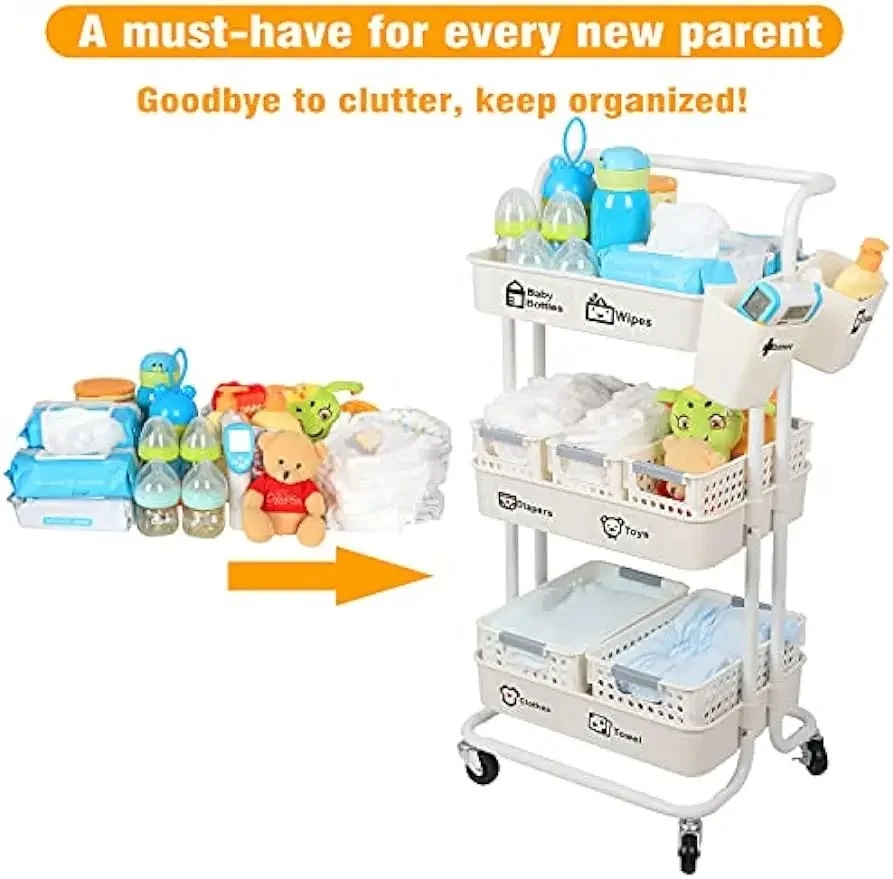 #For Baby Diaper Caddy Organiz - Baby Nursery Cart recension och pris
