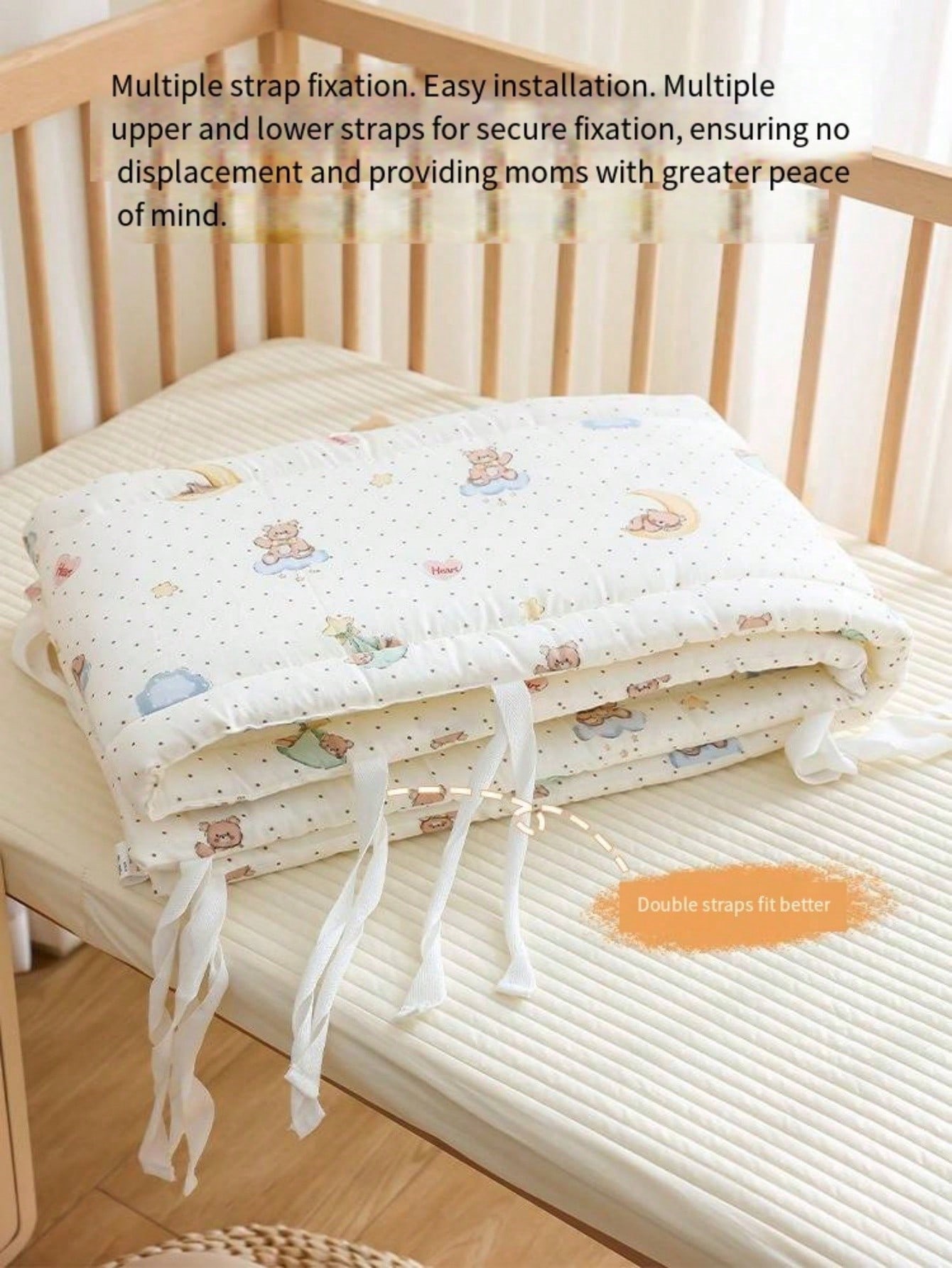 Baby Bumper Crib Bumper Protec - Bed Rail Toddler recension och pris