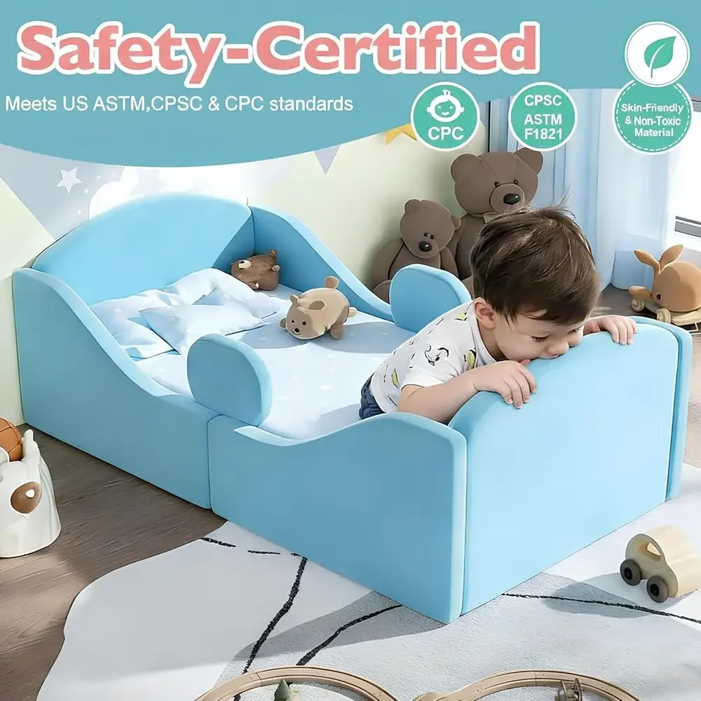 Toddler Bed with Removable Saf - Bed Rail Toddler recension och pris