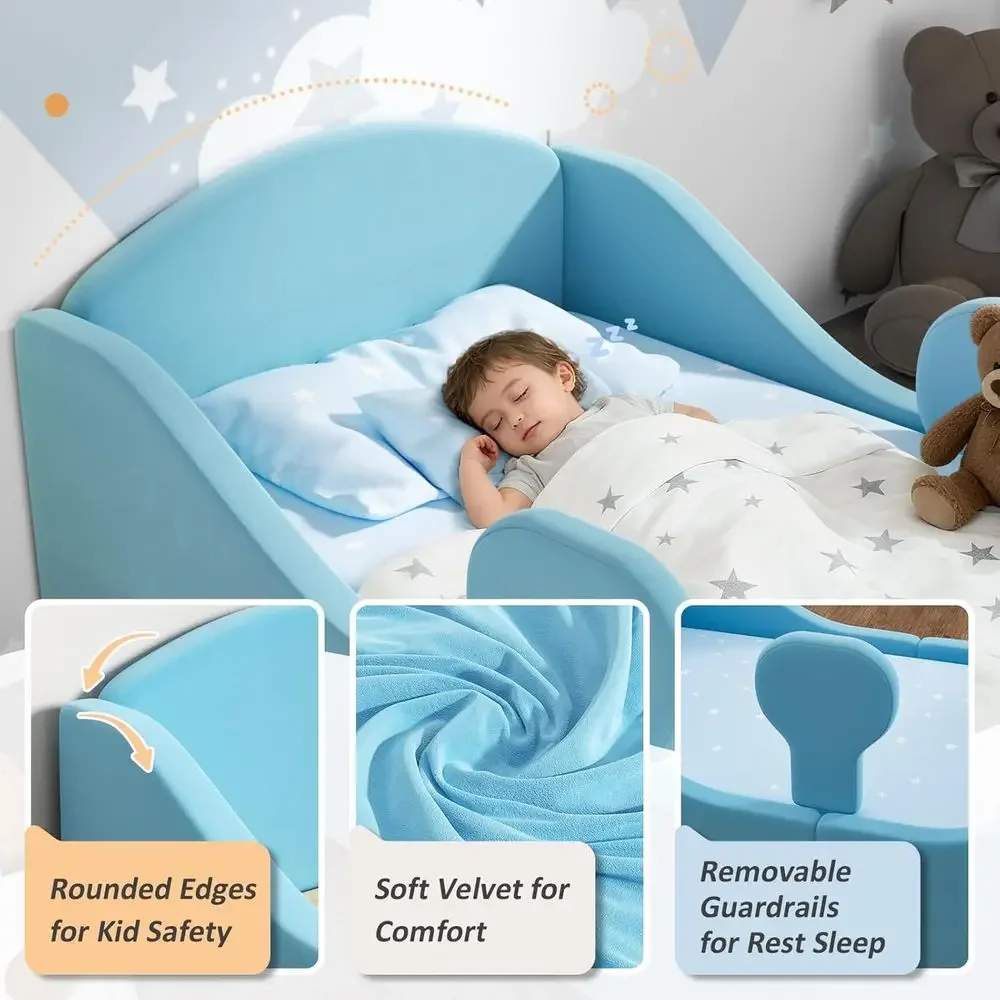 Toddler Bed with Removable Saf - Bed Rail Toddler recension och pris