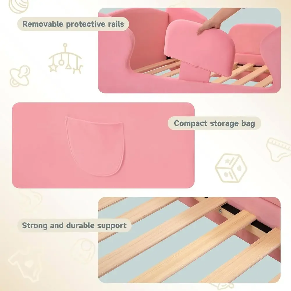 Portable Toddler Bed with Remo - Bed Rail Toddler recension och pris