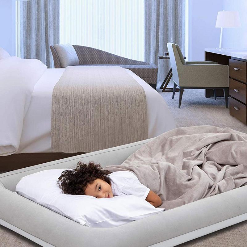 Inflatable Baby Bed Folding Ki - Bed Rail Toddler recension och pris