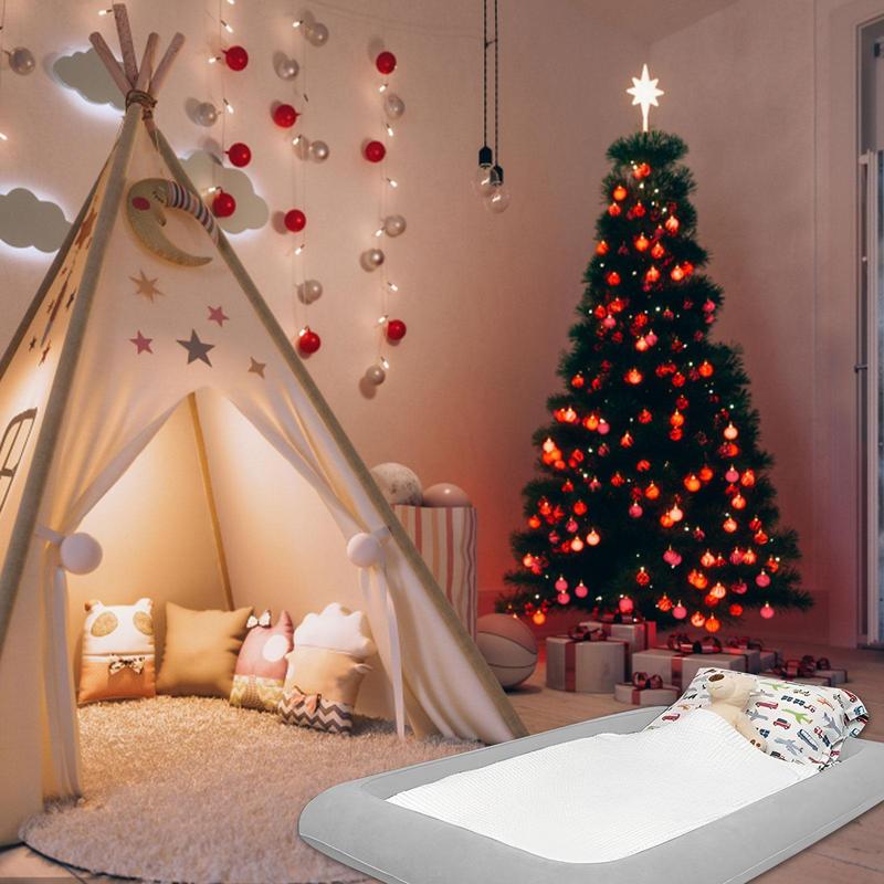 Inflatable Baby Bed Folding Ki - Bed Rail Toddler recension och pris