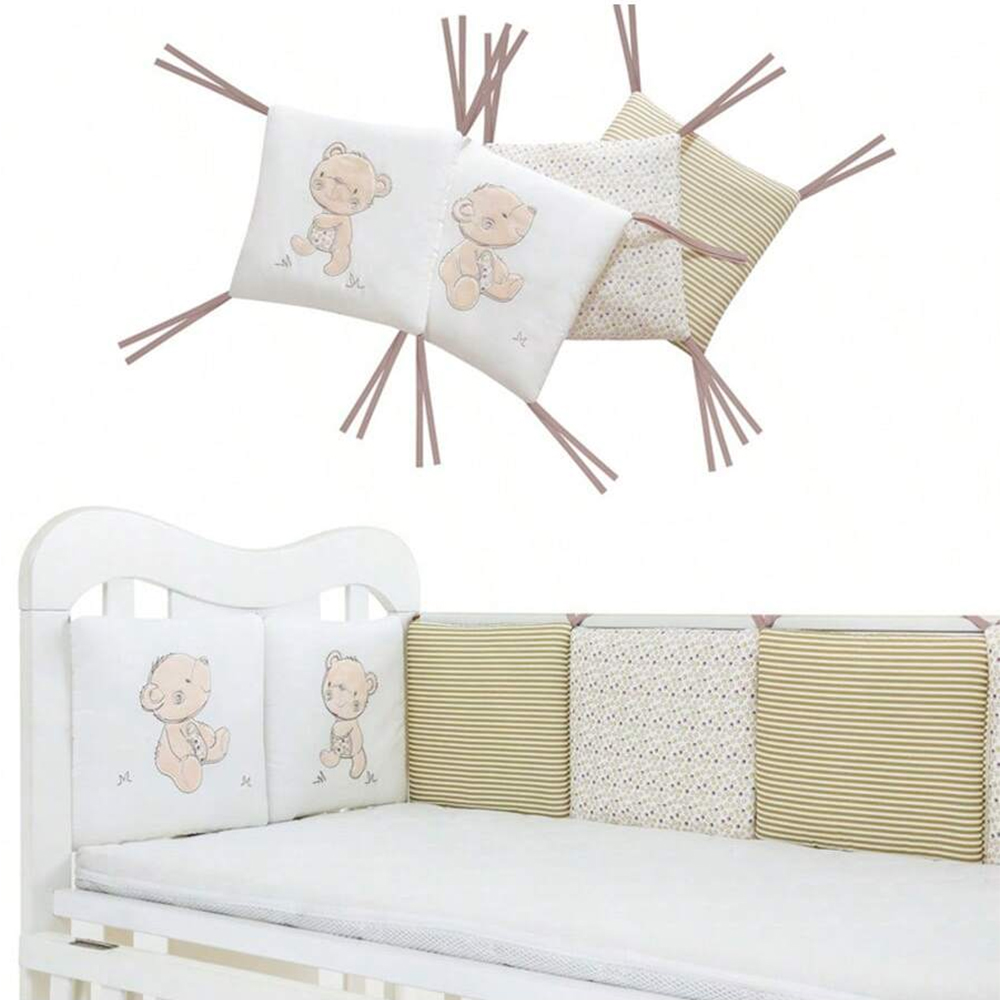 Baby Bed Protector Crib Bumper - Bed Rail Toddler recension och pris