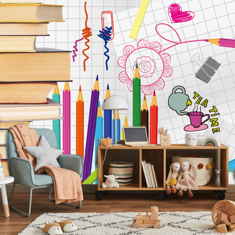 Custom Easy to Apply Peel and  - Baby Nursery Mural Wallpaper recension och pris