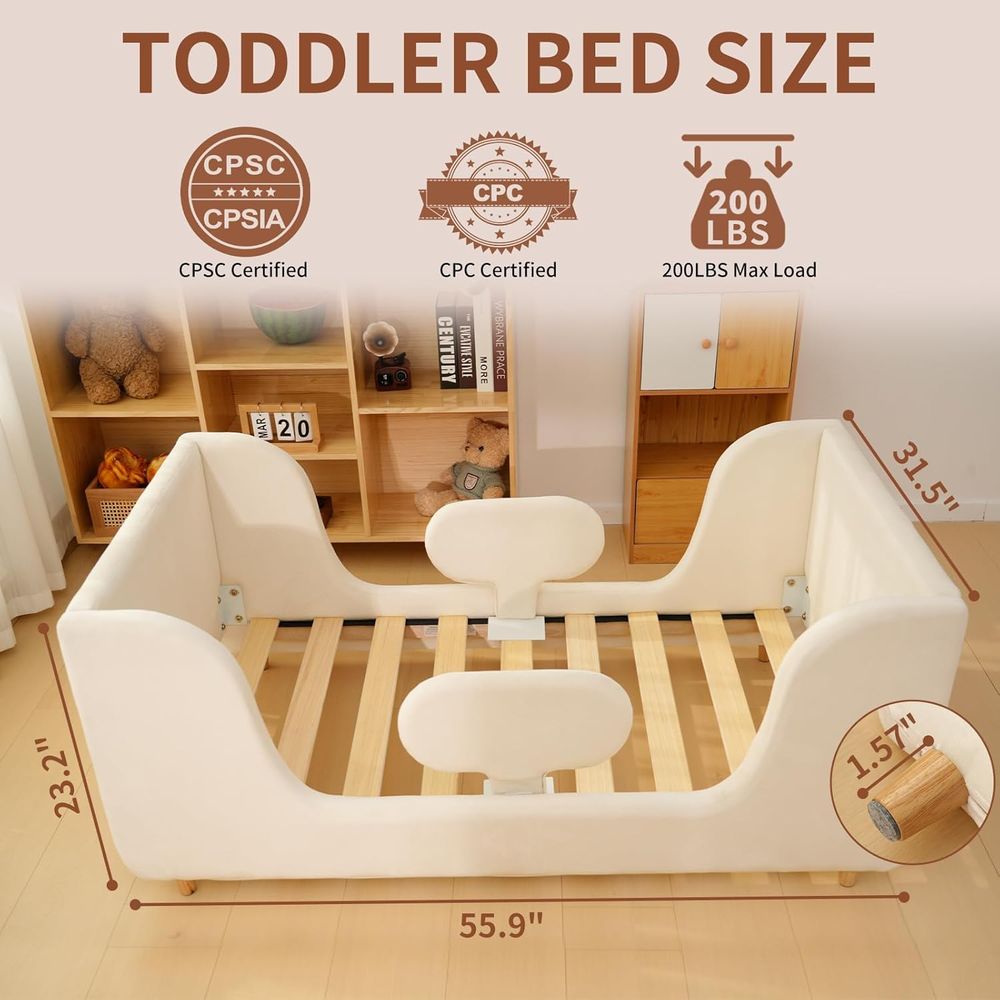 Toddler Bed - Toddler loor Bed - Bed Rail Toddler recension och pris