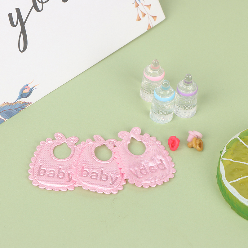 3PCS 1:12 Dolls House Miniatur - Baby Nursery Sets recension och pris