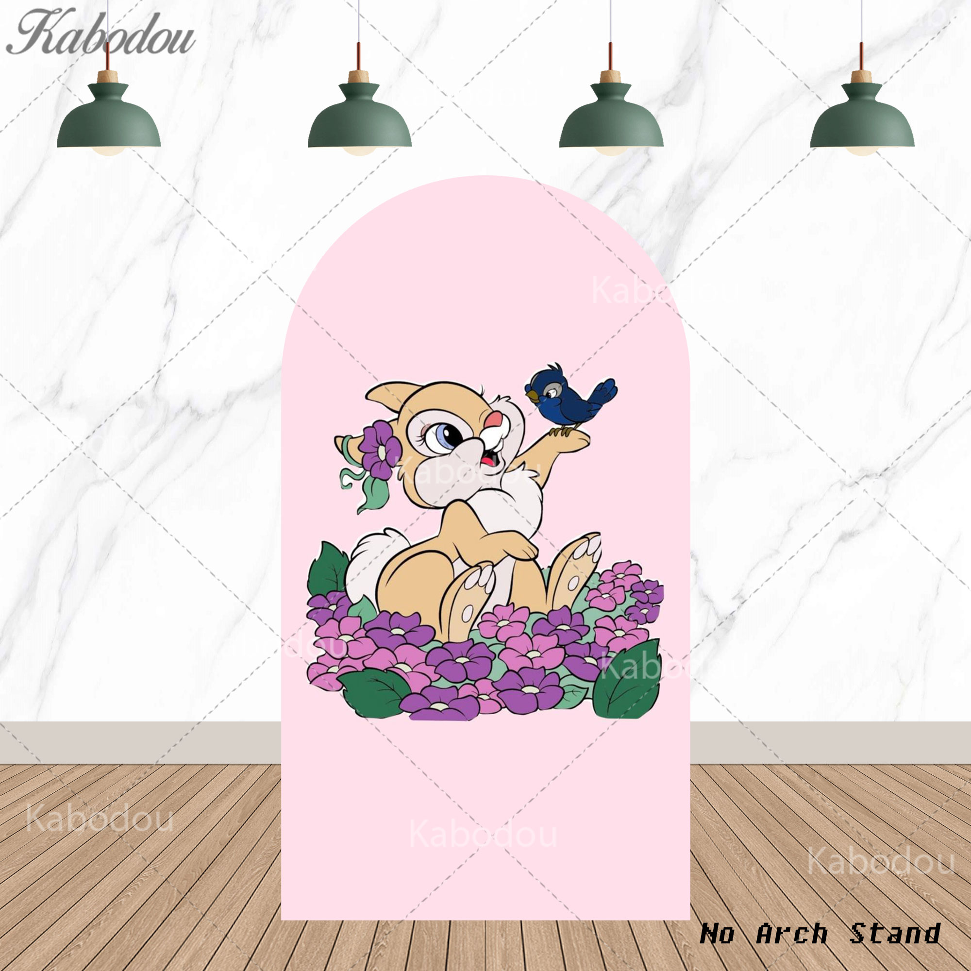 Arch Bambi Deer Background Cov - Baby Nursery Ideas Girl recension och pris