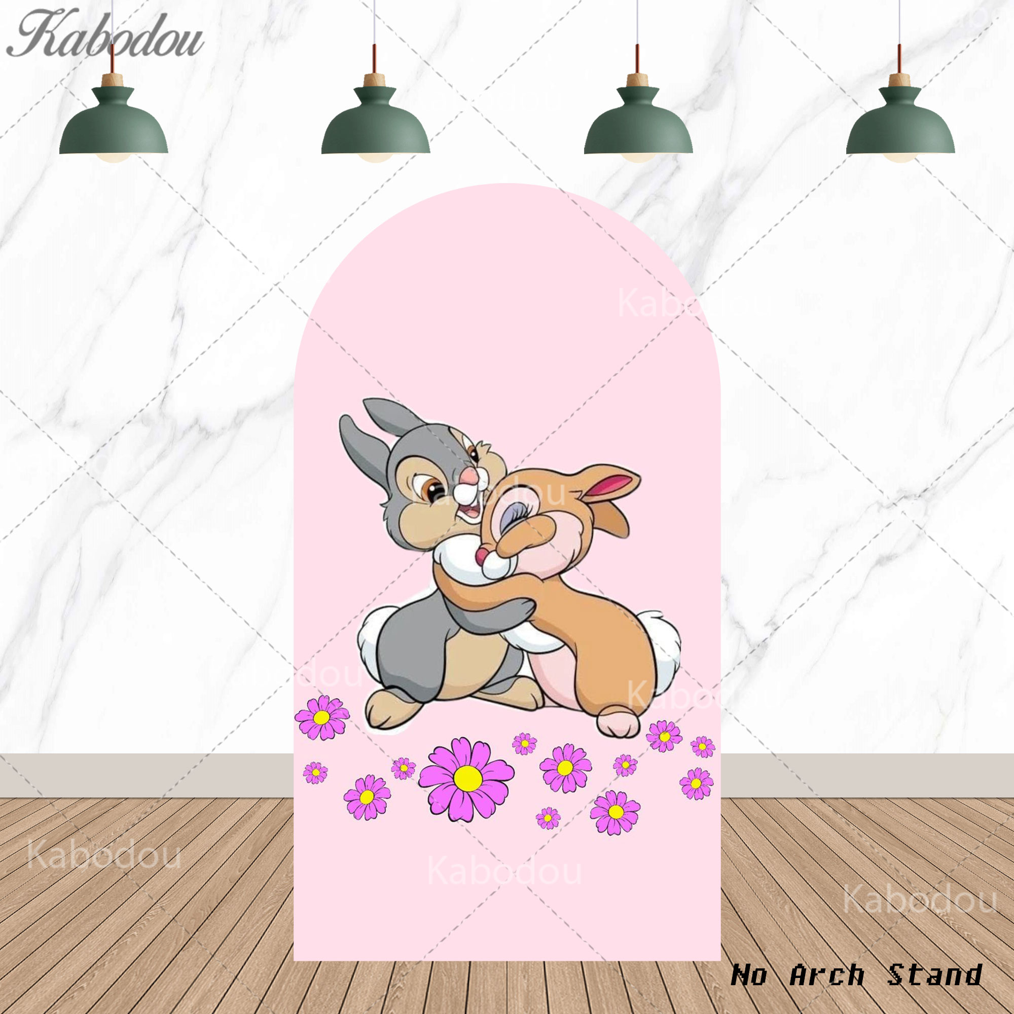 Arch Bambi Deer Background Cov - Baby Nursery Ideas Girl recension och pris