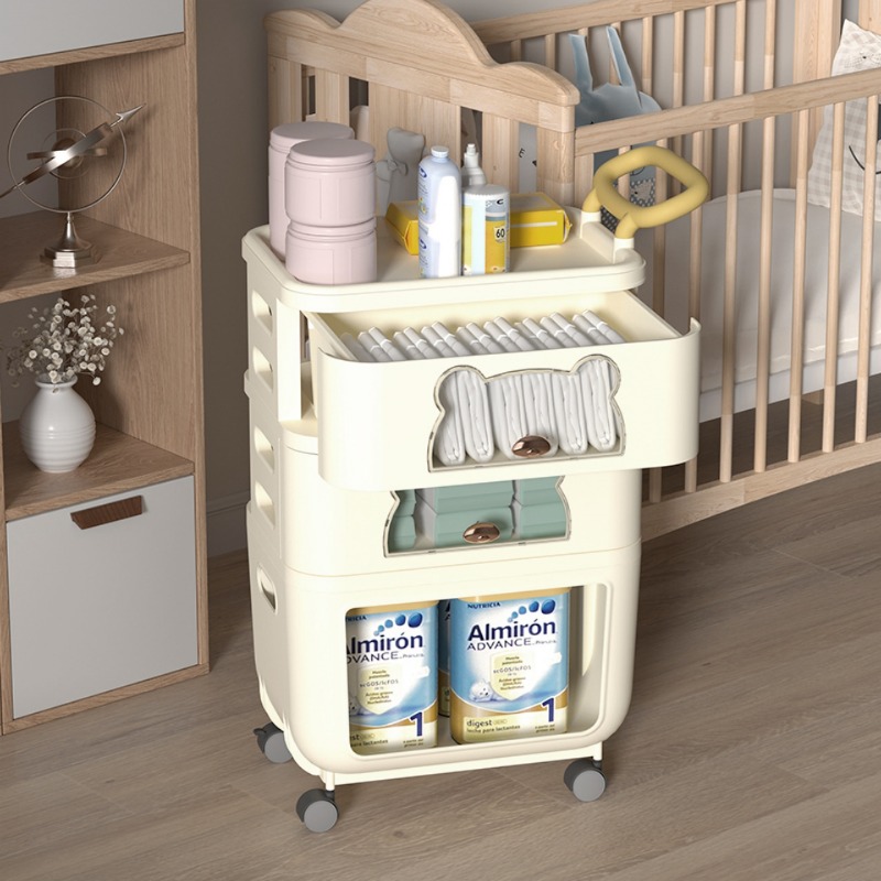 Multi-Purpose Living Room Stor - Baby Nursery Cart recension och pris