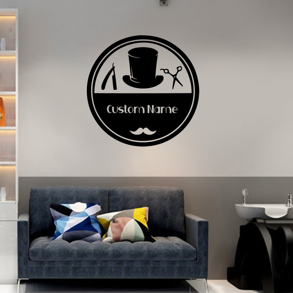 1PC Cute Hairdressing Customiz - Wall Decal Nursery recension och pris