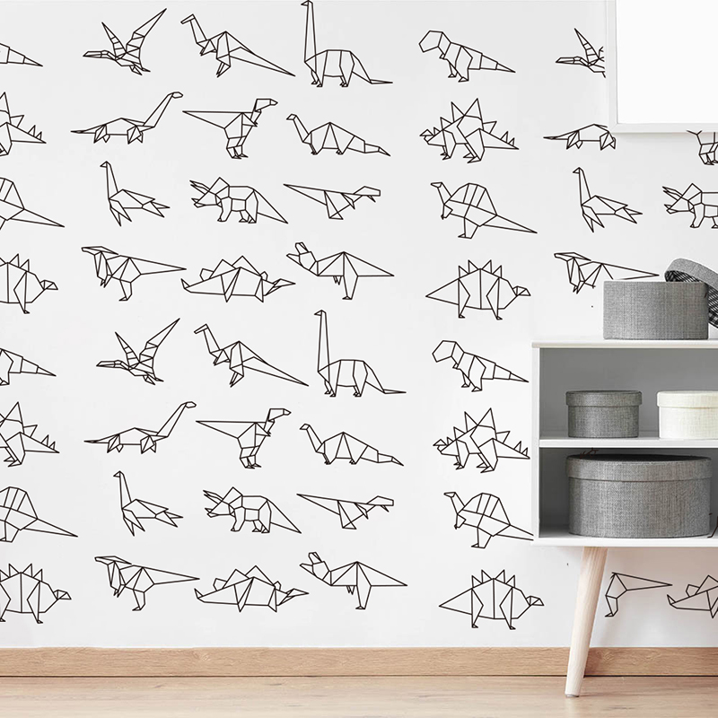 Cute Origami Dinosaurs Animal  - Baby Zoo Nursery recension och pris