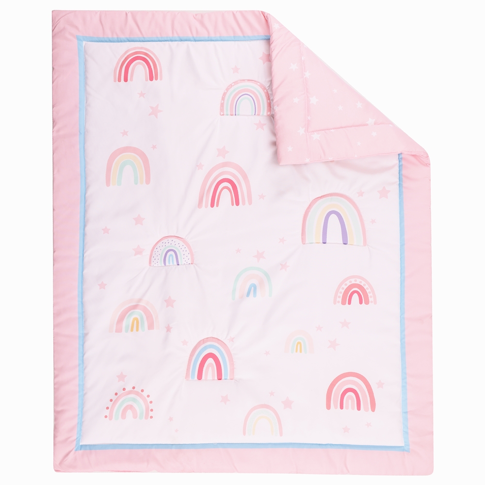3Pcs Rainbow Baby Infant Crib  - Baby Nursery Sets recension och pris