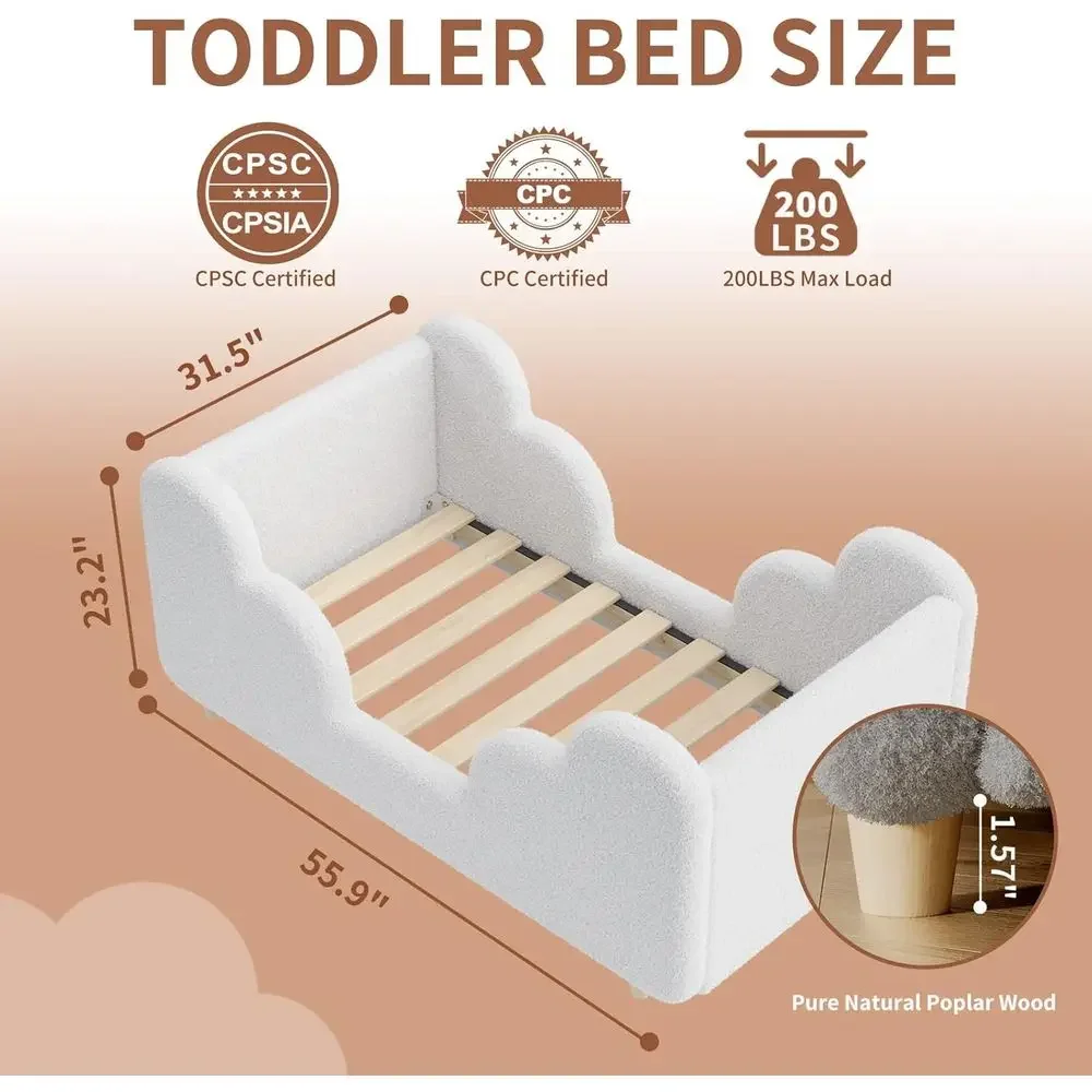 Toddler Bed with Rails, Unisex - Bed Rail Toddler recension och pris
