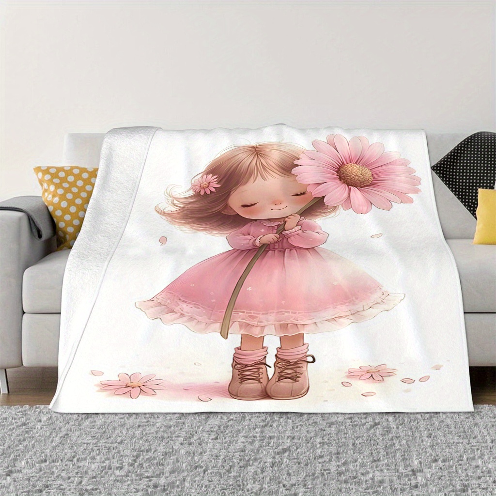 Sweet Floral Cartoon Girl Blan - Baby Nursery Ideas Girl recension och pris
