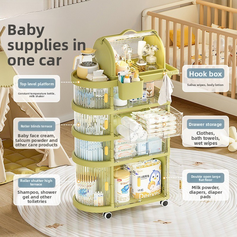 Hanging Floor Cart Baby Organi - Baby Nursery Cart recension och pris