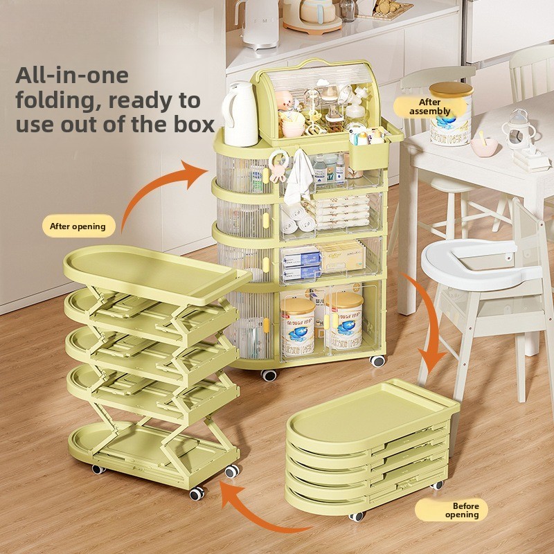 Hanging Floor Cart Baby Organi - Baby Nursery Cart recension och pris