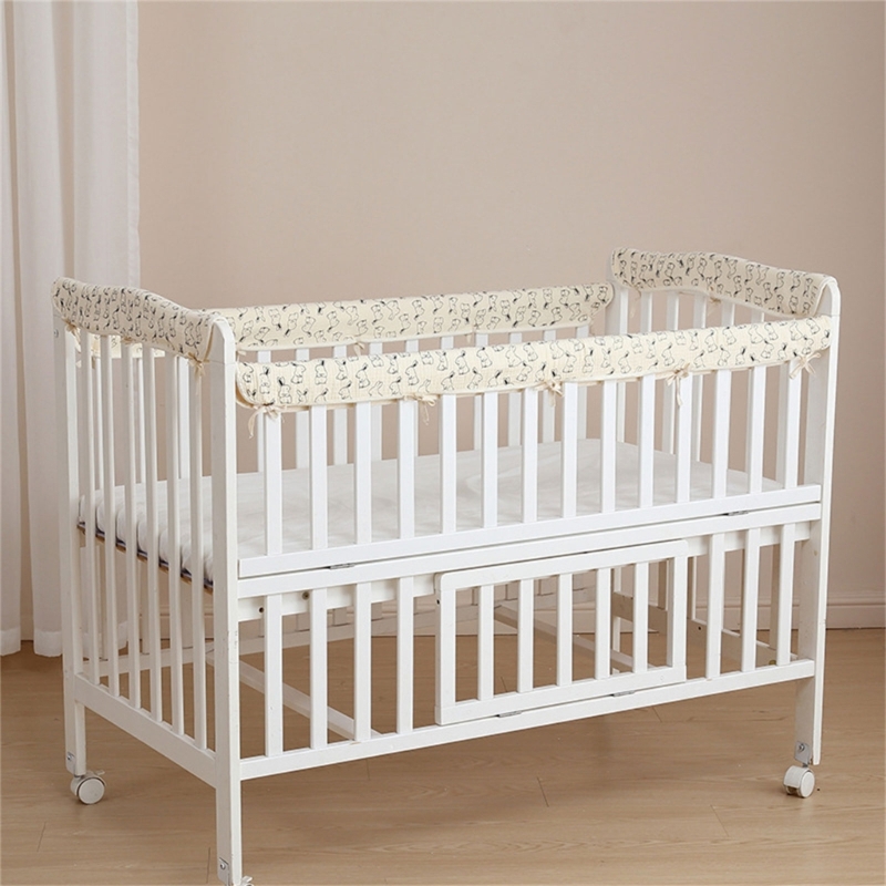 4 PCs Cotton Baby Bed Bumpers  - Bed Rail Toddler recension och pris