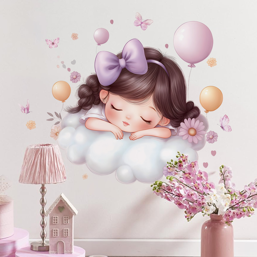Girl Moon Butterflies Wall Sti - Baby Nursery Ideas Girl recension och pris