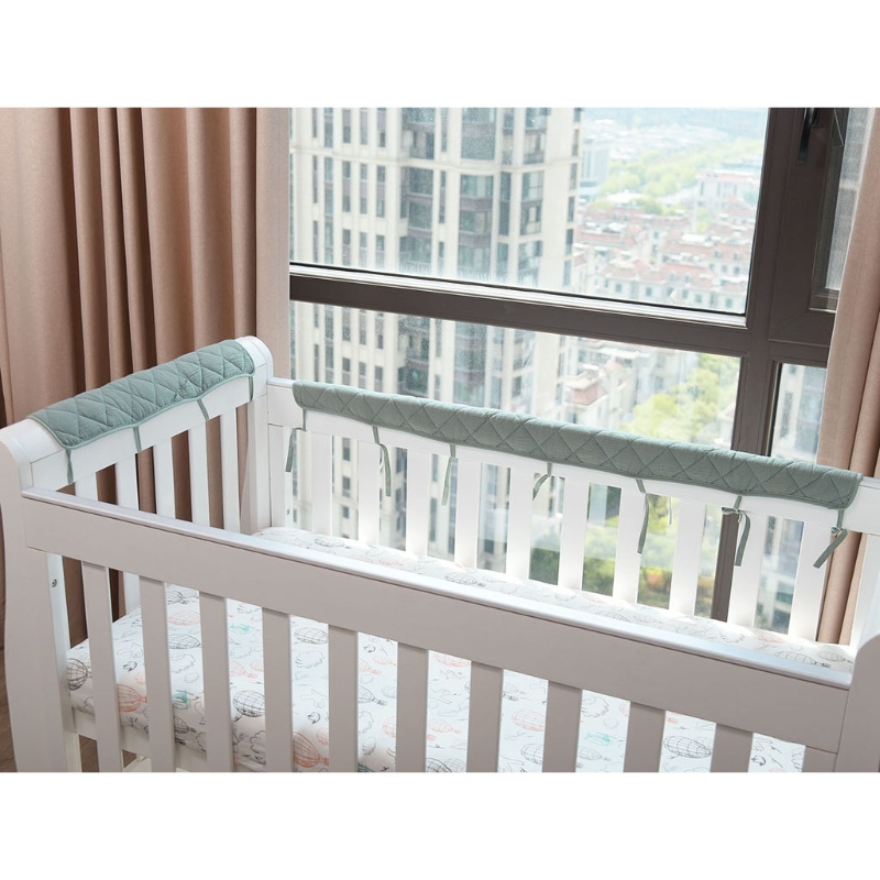 Cotton Crib Bumper Protection  - Bed Rail Toddler recension och pris