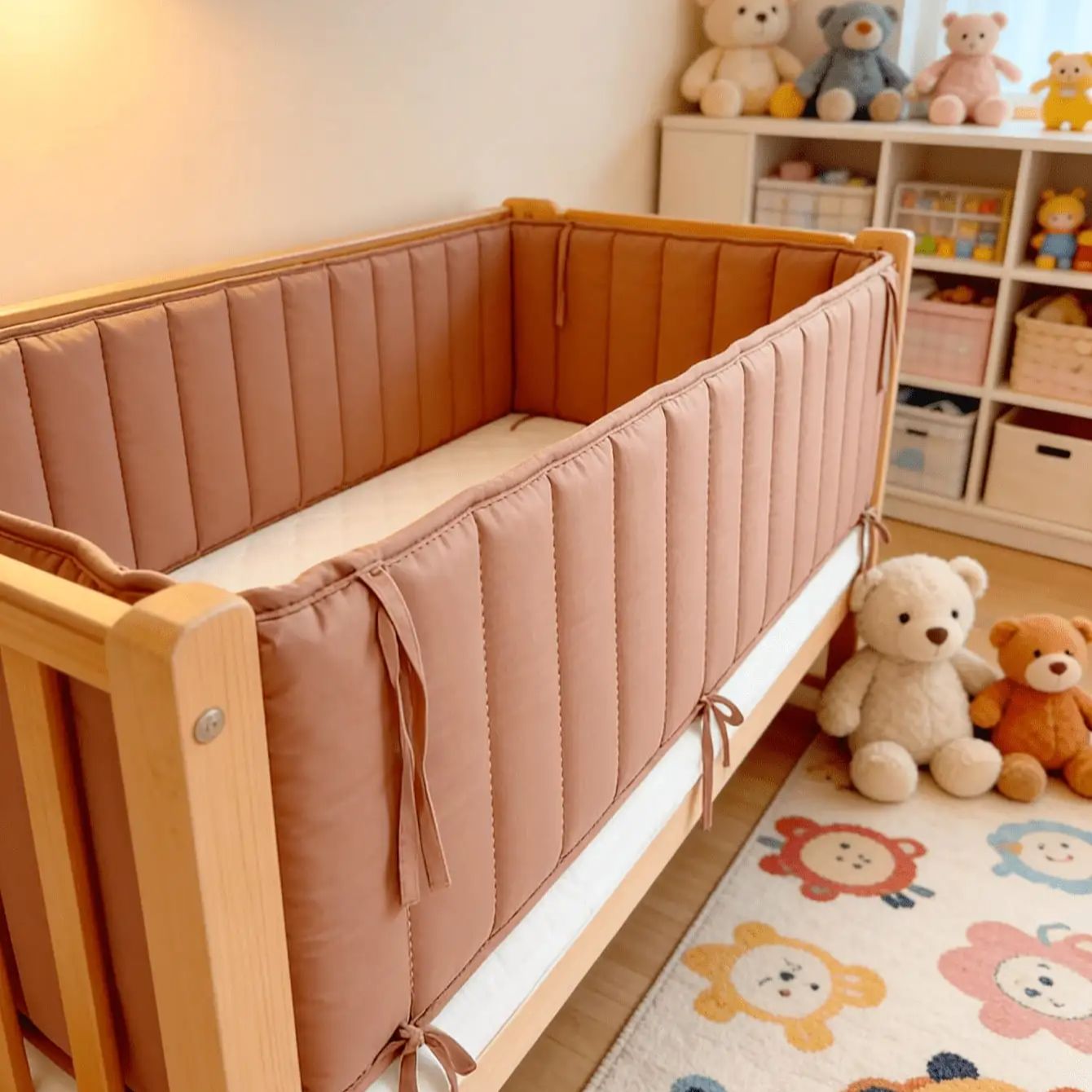 Bumpers In The Crib Baby Bed B - Bed Rail Toddler recension och pris