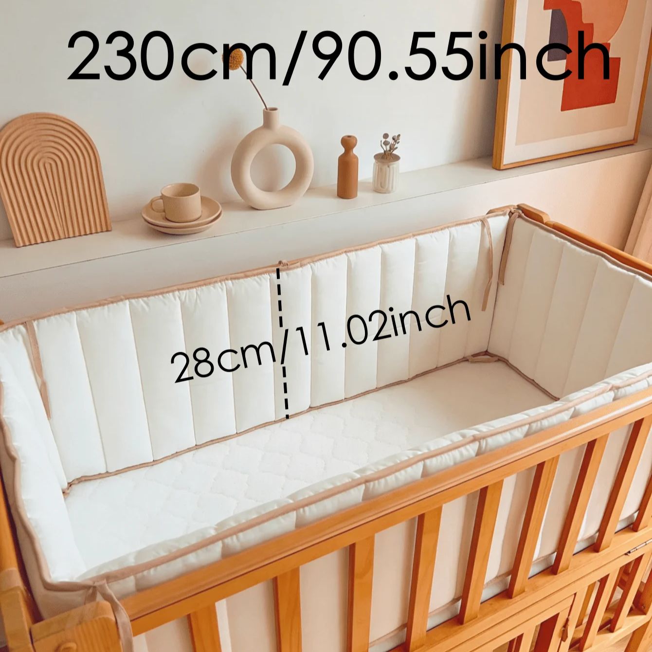Bumpers In The Crib Baby Bed B - Bed Rail Toddler recension och pris