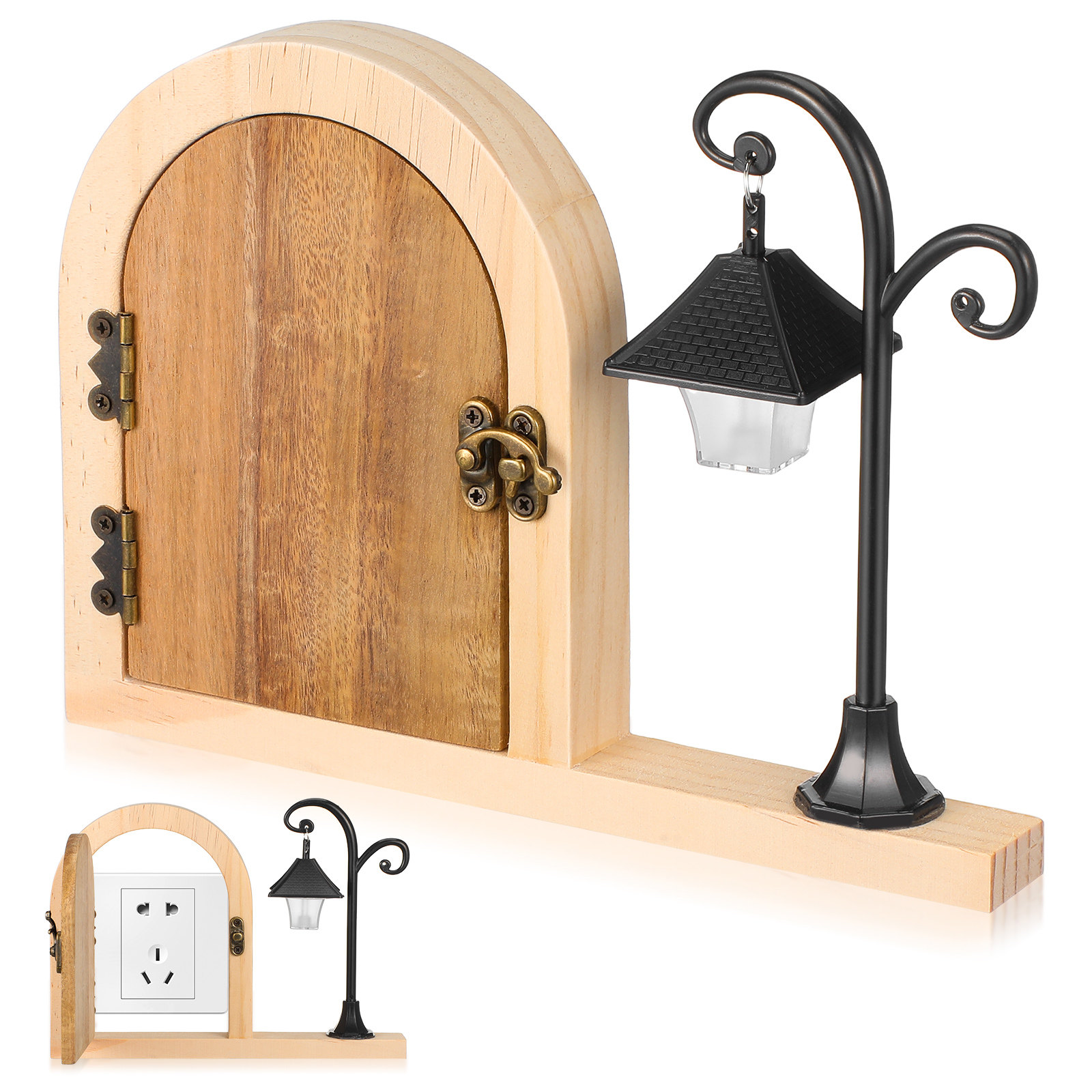 Wooden Fairy Door Outlet Cover - Outlet Cover Childproof recension och pris