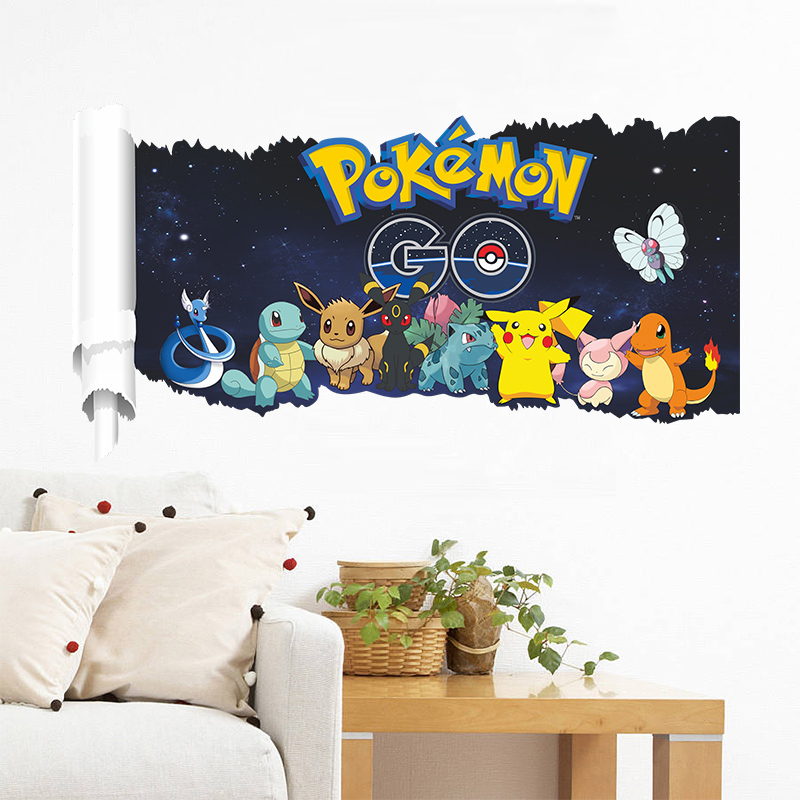 Cartoon Pokémon Pikachu Wall S - Baby Nursery Decals recension och pris