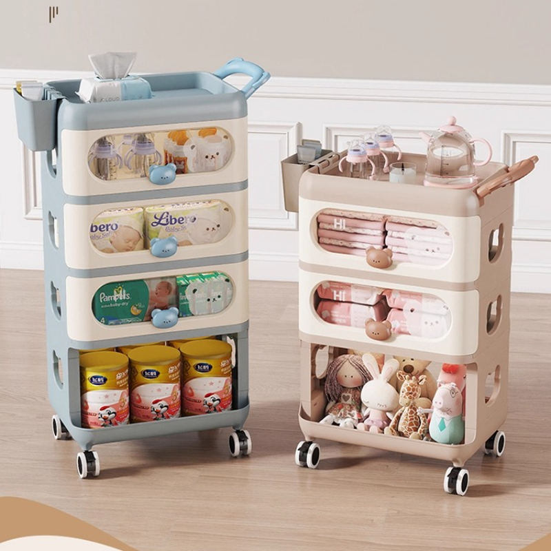 ‌Baby Storage Organizer, Multi - Baby Nursery Cart recension och pris