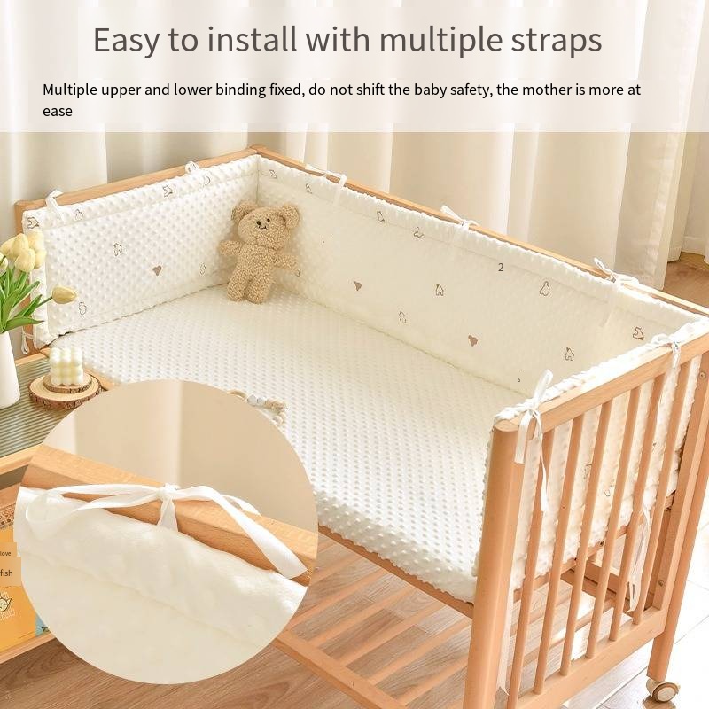 Baby Crib Fence Cotton Bed Pro - Bed Rail Toddler recension och pris