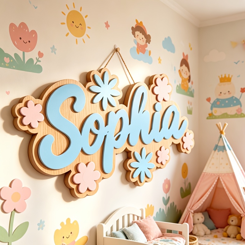 Personalized Floral Themed Nam - Baby Nursery Baby recension och pris